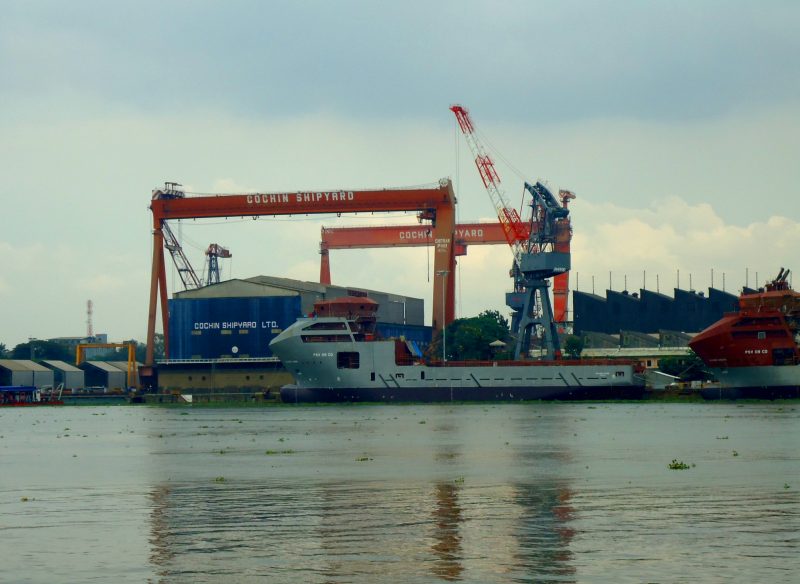 Cochin Shipyard to build A large drydock and delivers two 500 pax