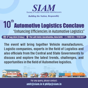 10th SIAM Automotive Logistics Conclave